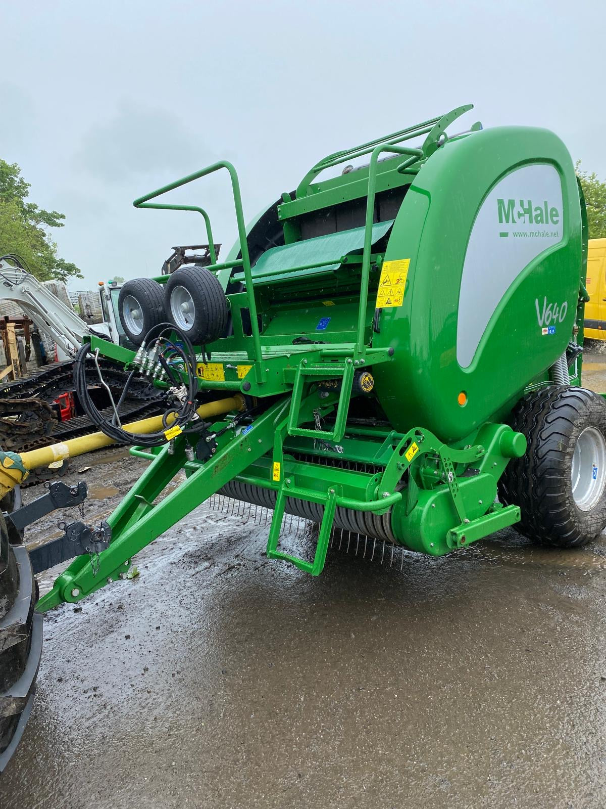 McHale 2018 V640 Belt Baler, 13500 Bales